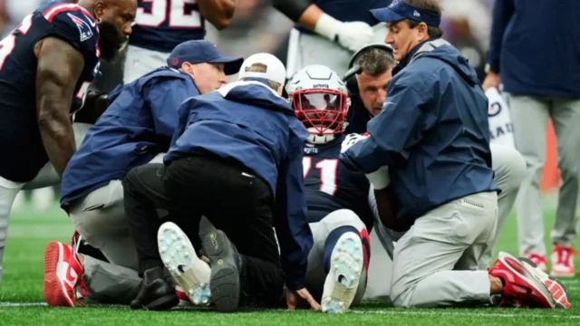 Patriots place Mike Onwenu on IR with ankle injury; Van Roten to start - New England Patriots