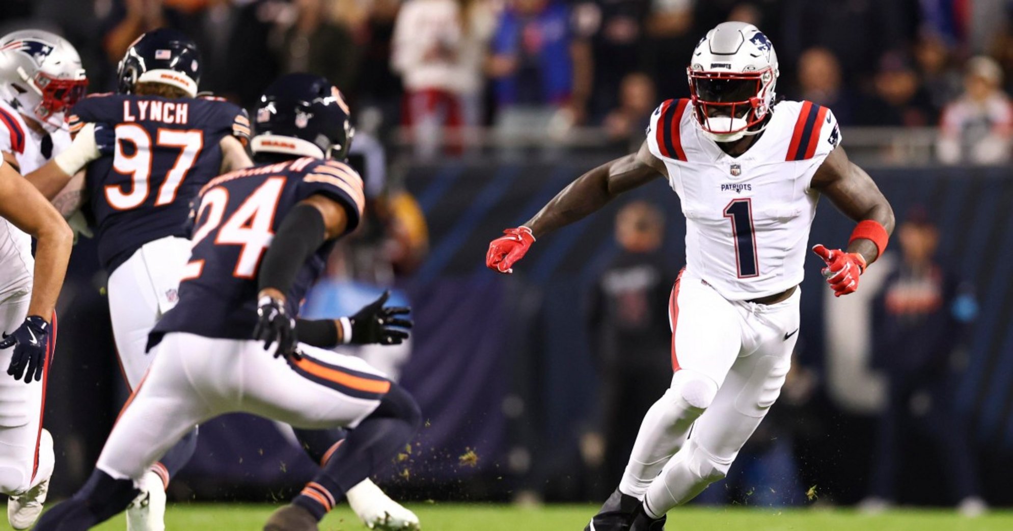 Patriots' A.J. Brown Separation Struggles Stand Out in 2026 Bears Loss - New England Patriots